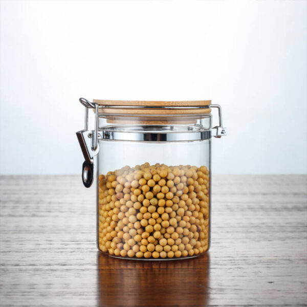 Air Tight Sealable Borosilicate Glass Storage Jars with Airtight ...