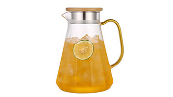 diamond glass pitcher