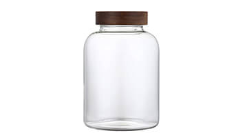 large glass storage container