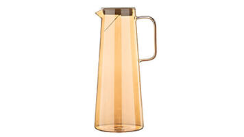 simple glass pitcher