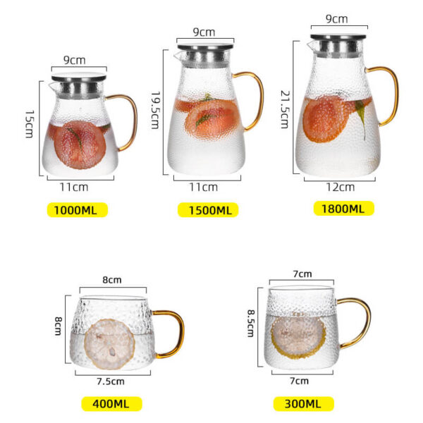 factory directly cold or hot beverages glass carafe iced tea pitcher lemonade pitcher