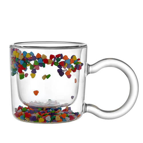 love flowing glass cup