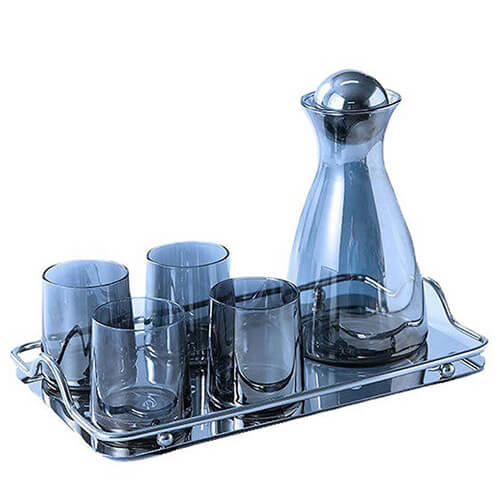 plating glass pitcher set