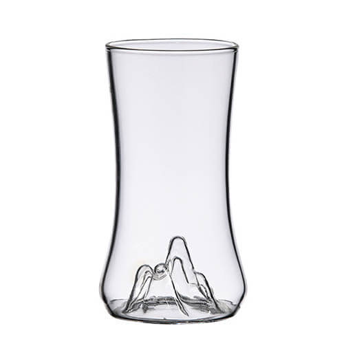 single wall mountain glass cup