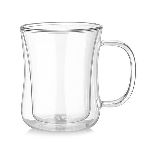 double wall creative glass cup