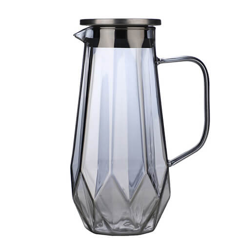 new diamond design glass pitcher